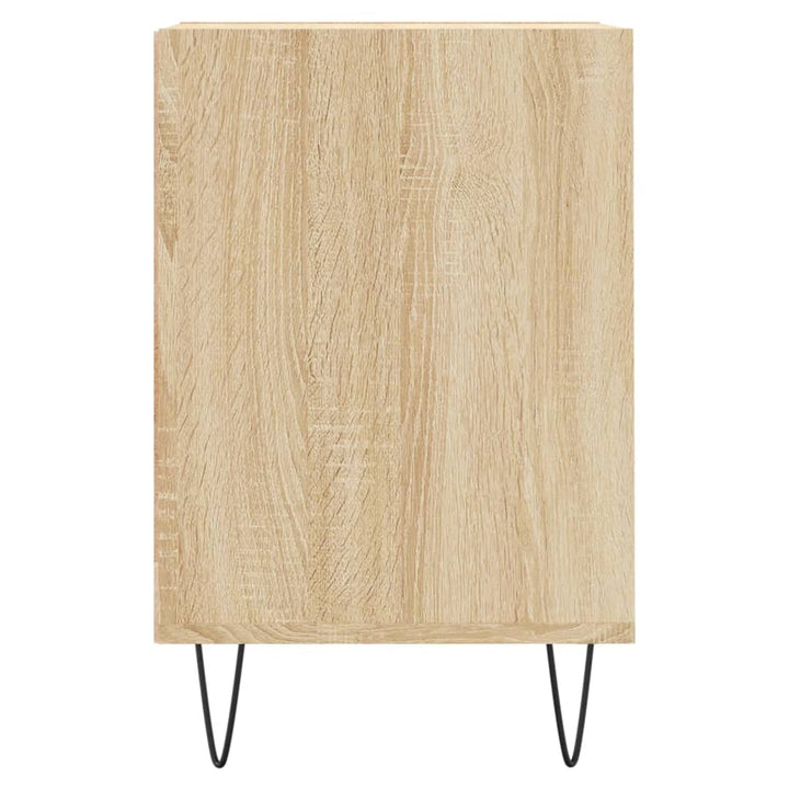 tv-bord 100x35x55 cm konstrueret træ sonoma-eg
