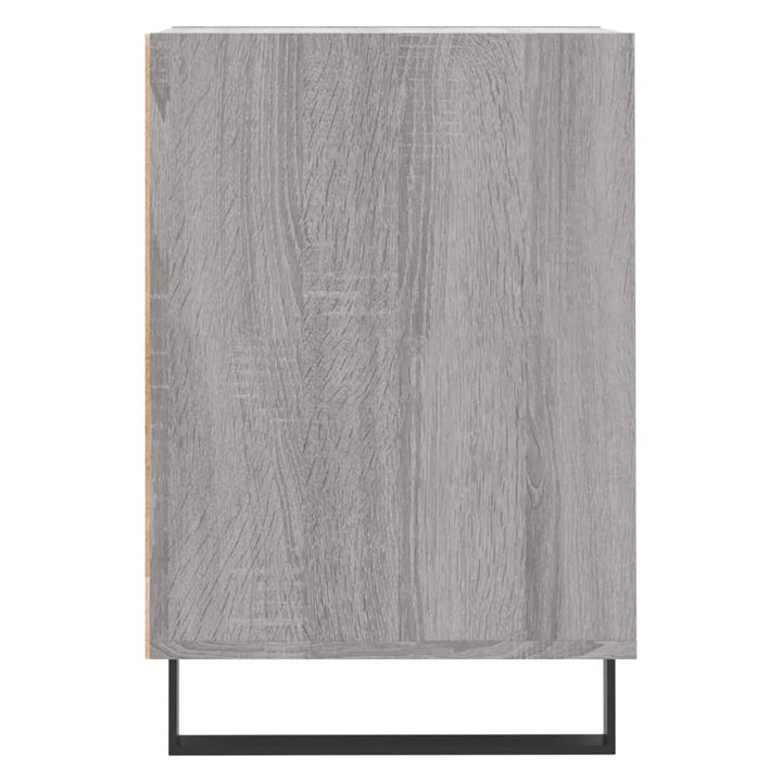 tv-bord 100x35x55 cm konstrueret træ grå sonoma-eg