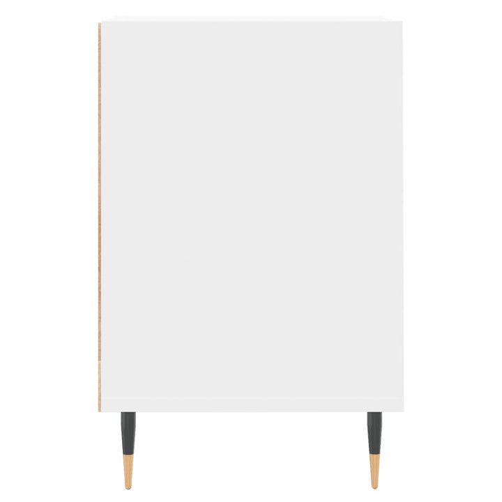 tv-bord 160x35x55 cm konstrueret træ hvid