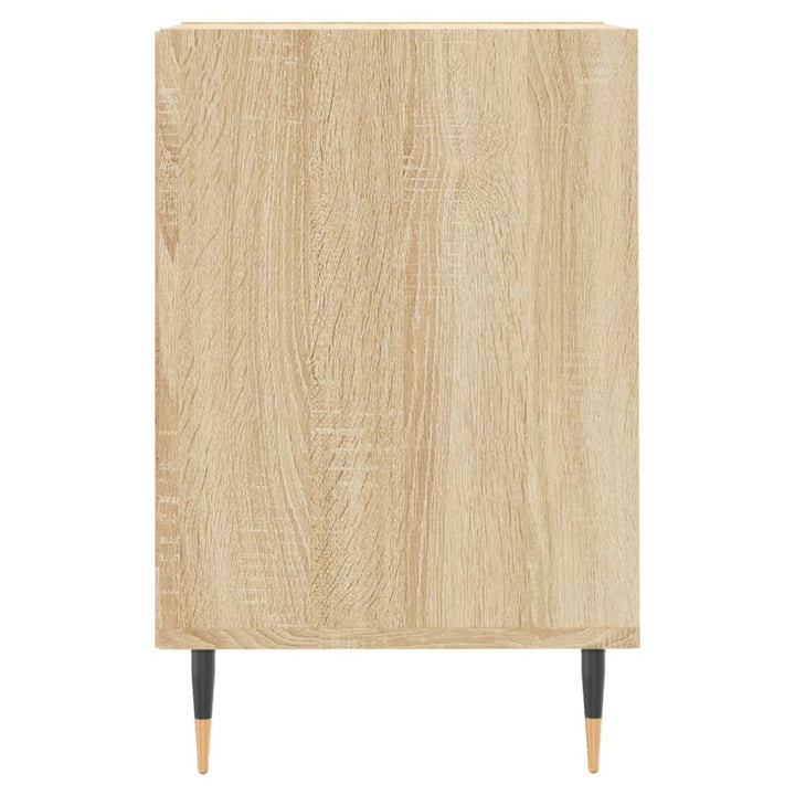 tv-bord 160x35x55 cm konstrueret træ sonoma-eg