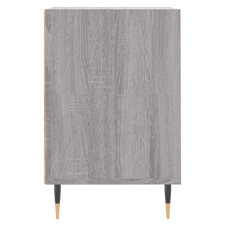 tv-bord 160x35x55 cm konstrueret træ grå sonoma-eg