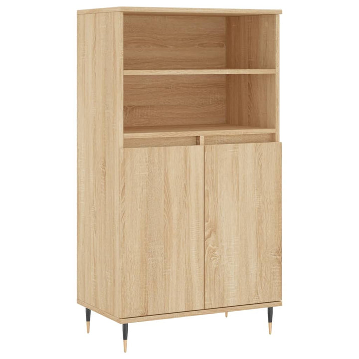skab 60x36x110 cm konstrueret træ Sonoma-eg