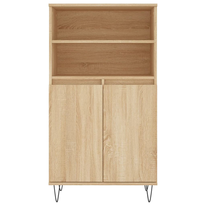 skab 60x36x110 cm konstrueret træ Sonoma-eg