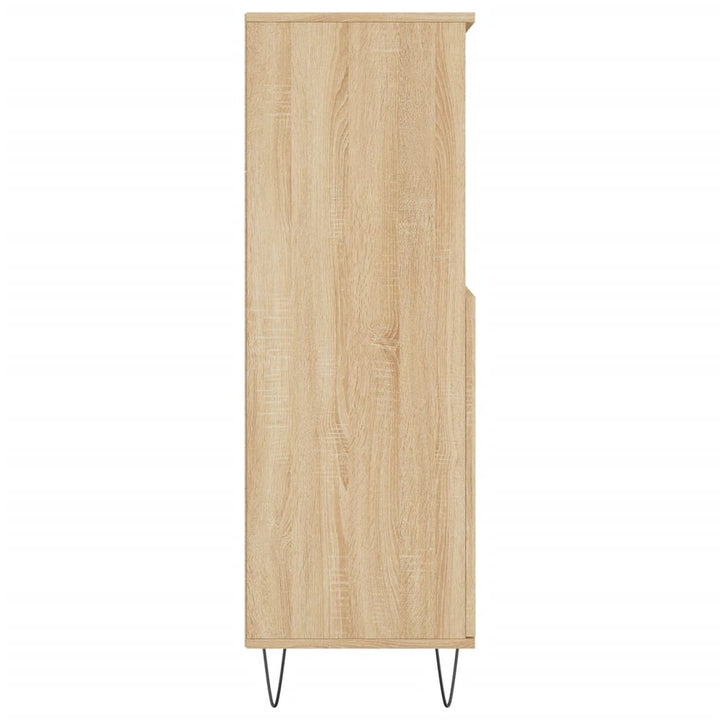 skab 60x36x110 cm konstrueret træ Sonoma-eg