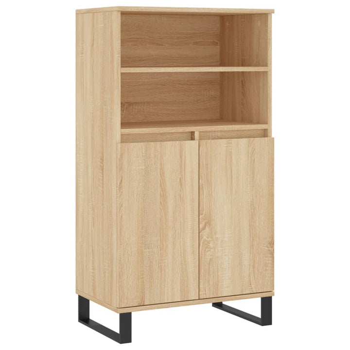 skab 60x36x110 cm konstrueret træ Sonoma-eg