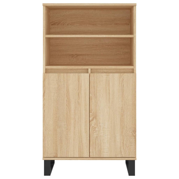 skab 60x36x110 cm konstrueret træ Sonoma-eg