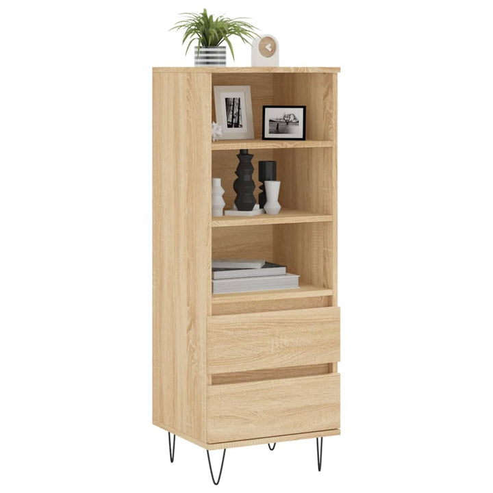 skab 40x36x110 cm konstrueret træ Sonoma-eg