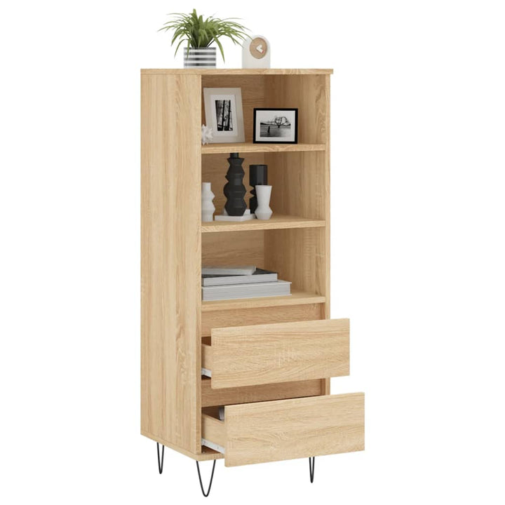 skab 40x36x110 cm konstrueret træ Sonoma-eg
