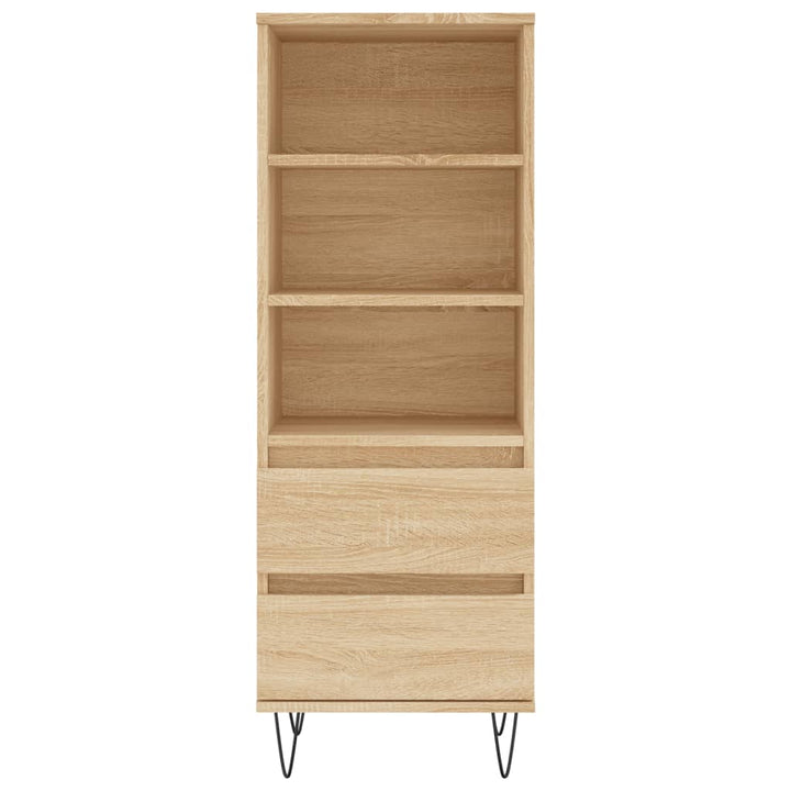 skab 40x36x110 cm konstrueret træ Sonoma-eg