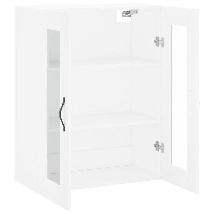 vægskab 69,5x34x90 cm konstrueret træ hvid