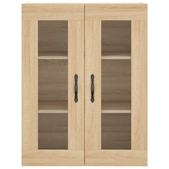 vægskab 69,5x34x90 cm konstrueret træ sonoma-eg