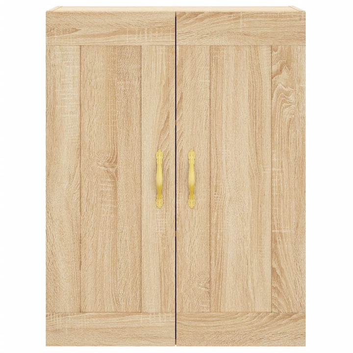vægskab 69,5x34x90 cm konstrueret træ sonoma-eg