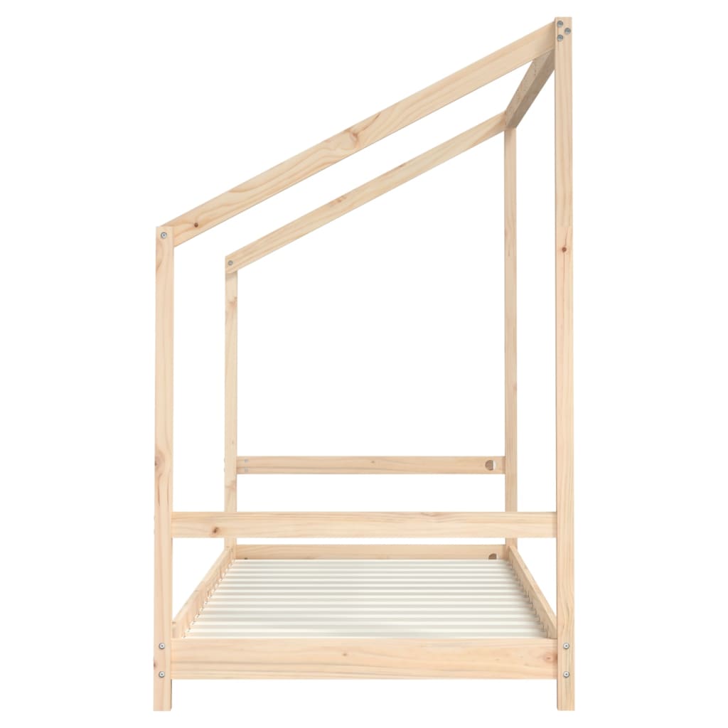 sengeramme til juniorseng 2x(90x190) cm massivt fyrretræ