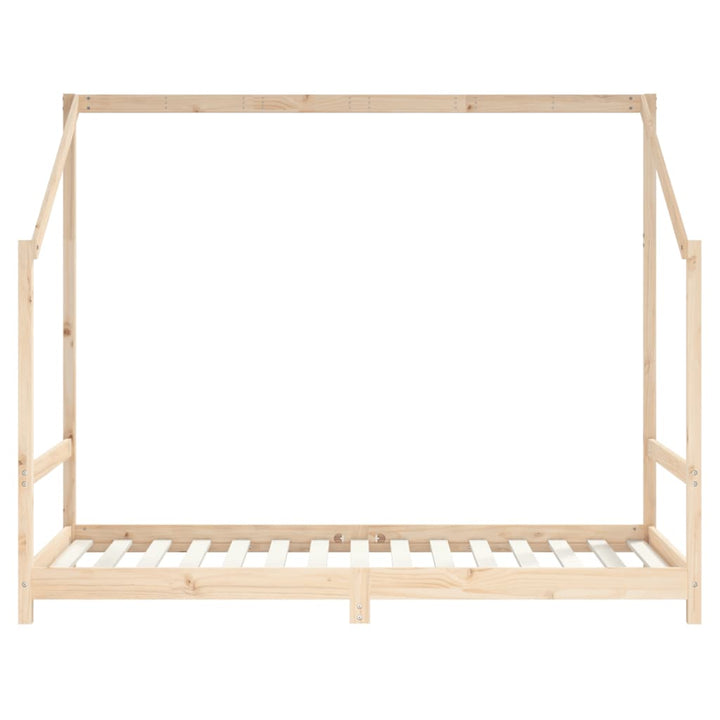 sengeramme til juniorseng 2x(90x190) cm massivt fyrretræ