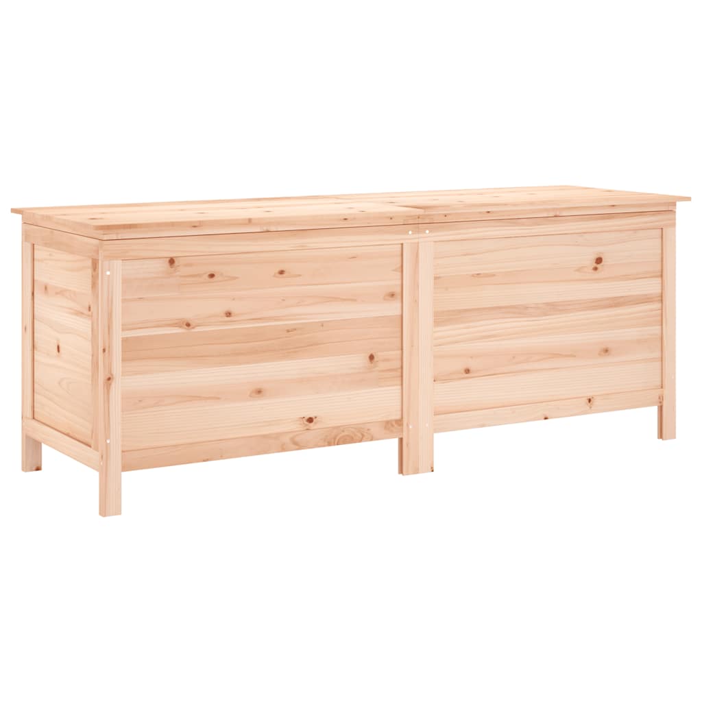 opbevaringsboks til haven 150x50x56,5 cm massivt grantræ