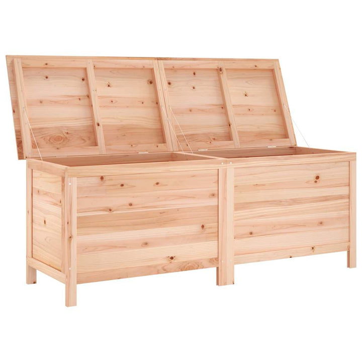 opbevaringsboks til haven 150x50x56,5 cm massivt grantræ