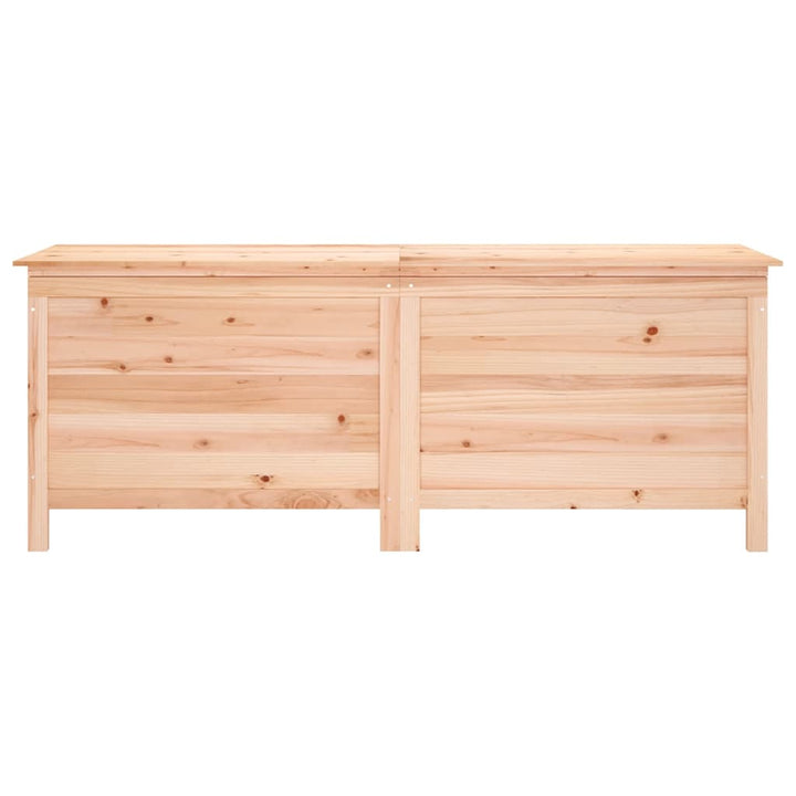 opbevaringsboks til haven 150x50x56,5 cm massivt grantræ
