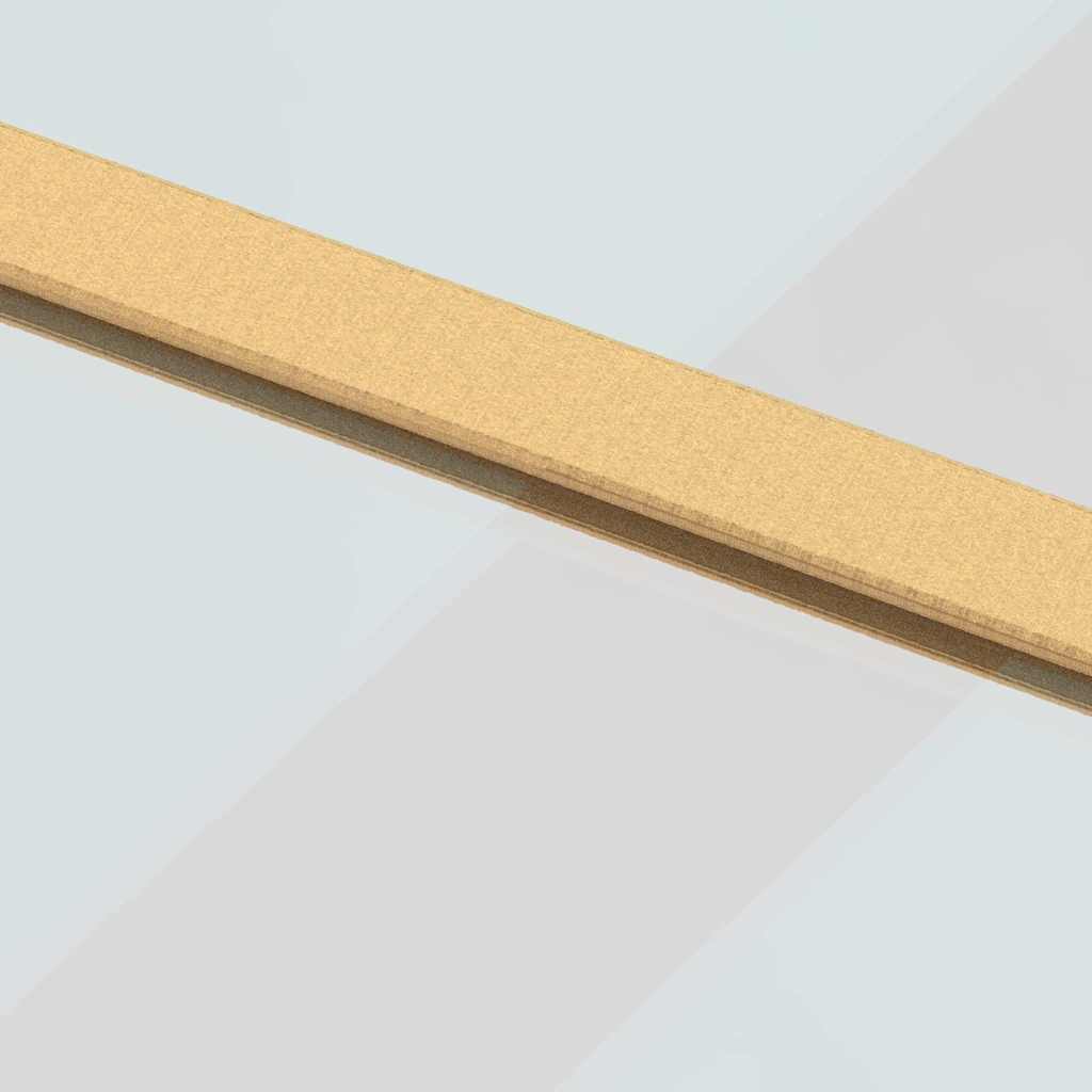 skydedør 102,5x205 cm klart sikkerhedsglas og aluminium gylden