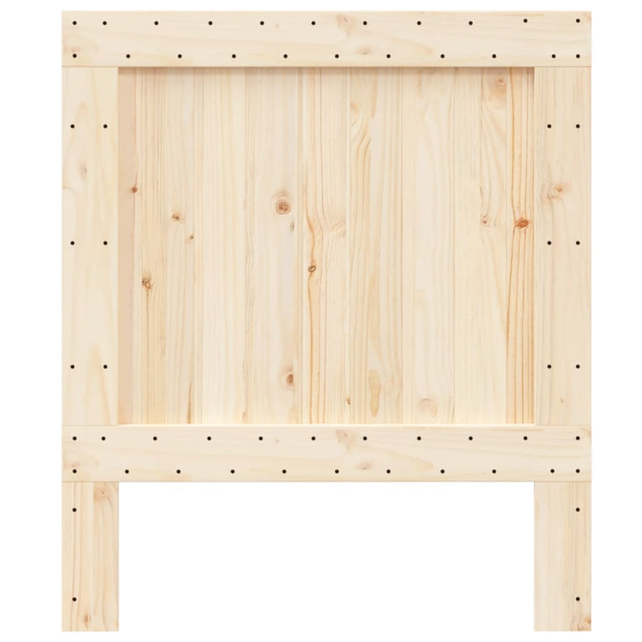 sengegavl 80x104 cm massivt fyrretræ