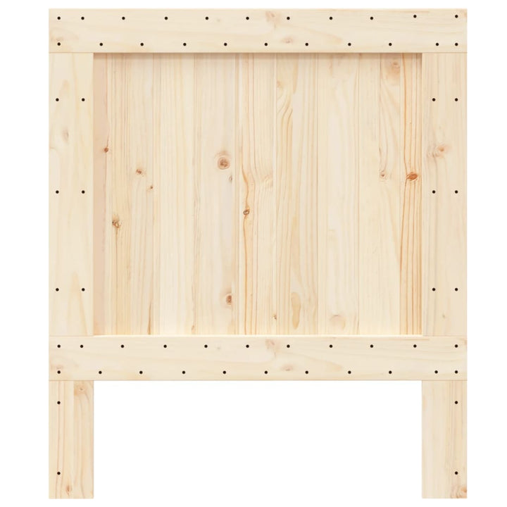sengegavl 90x104 cm massivt fyrretræ