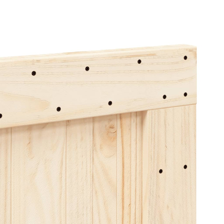 sengegavl 90x104 cm massivt fyrretræ