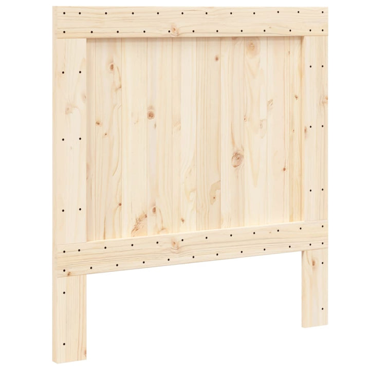 sengegavl 100x104 cm massivt fyrretræ