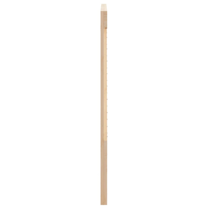 sengegavl 140x104 cm massivt fyrretræ