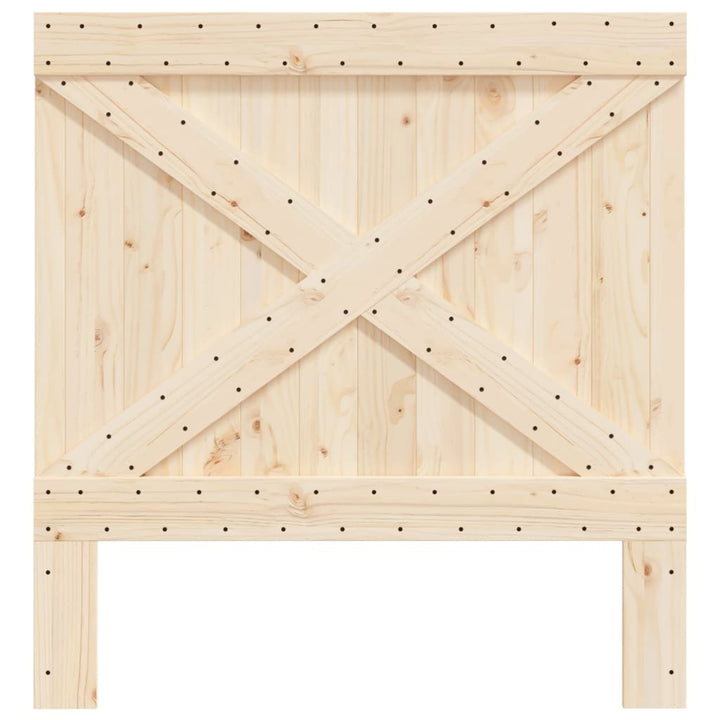 sengegavl 100x104 cm massivt fyrretræ