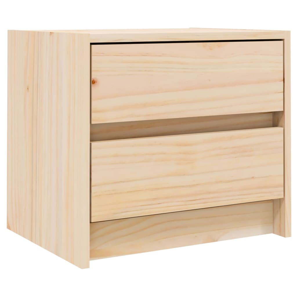 sengebord 40x31x35,5 cm massivt fyrretræ