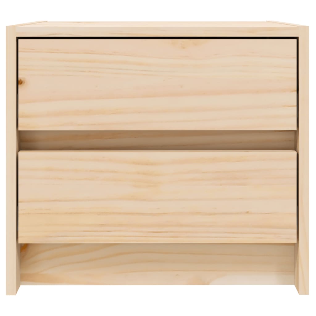 sengebord 40x31x35,5 cm massivt fyrretræ
