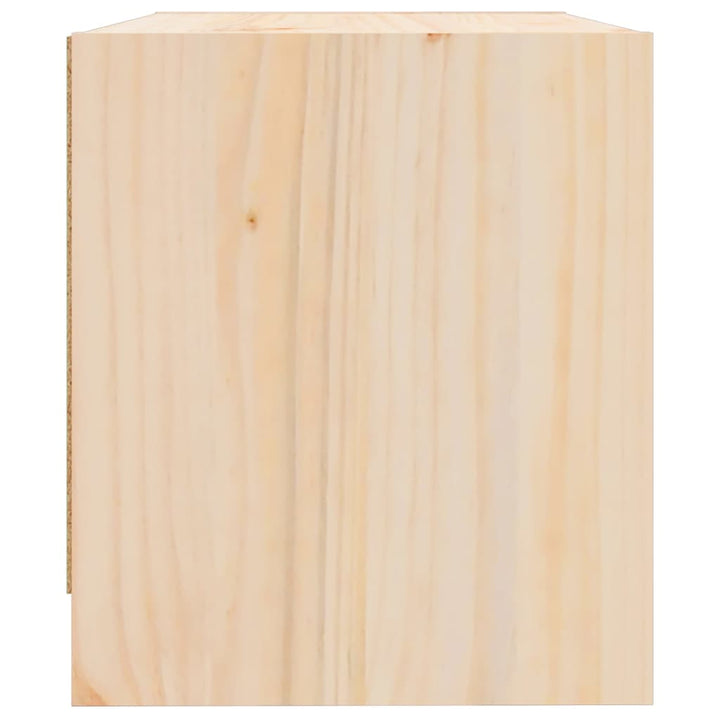sengebord 40x31x35,5 cm massivt fyrretræ