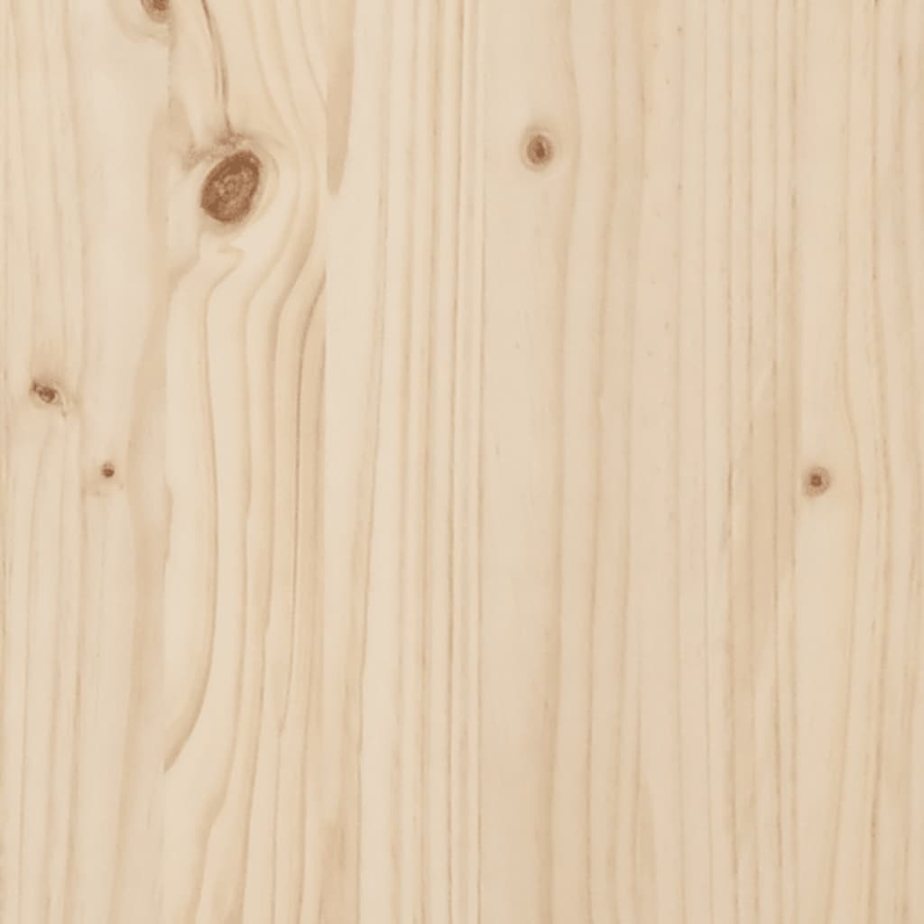 sengebord 40x31x35,5 cm massivt fyrretræ
