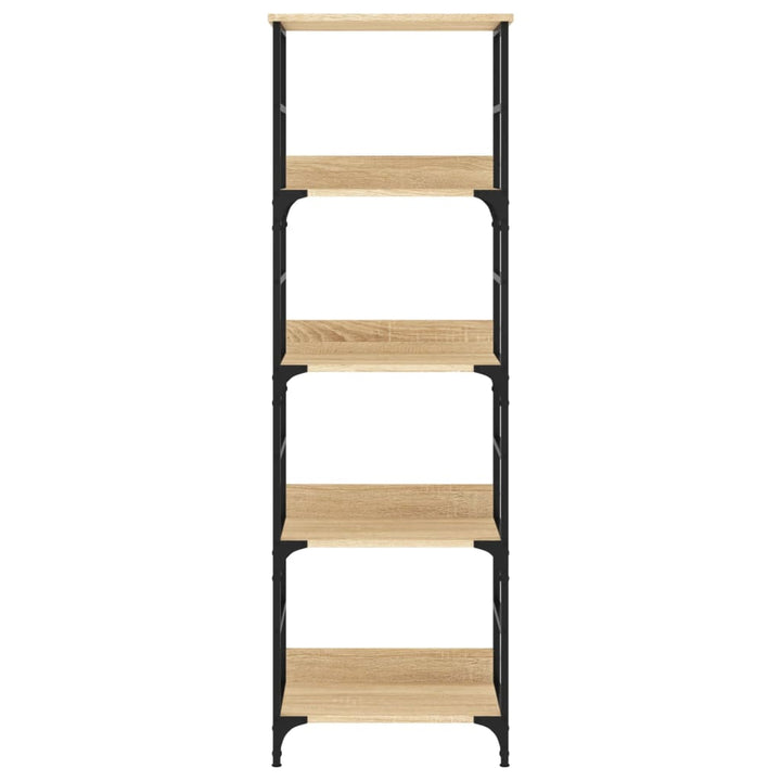 bogreol 50x33x153 cm konstrueret træ sonoma-eg