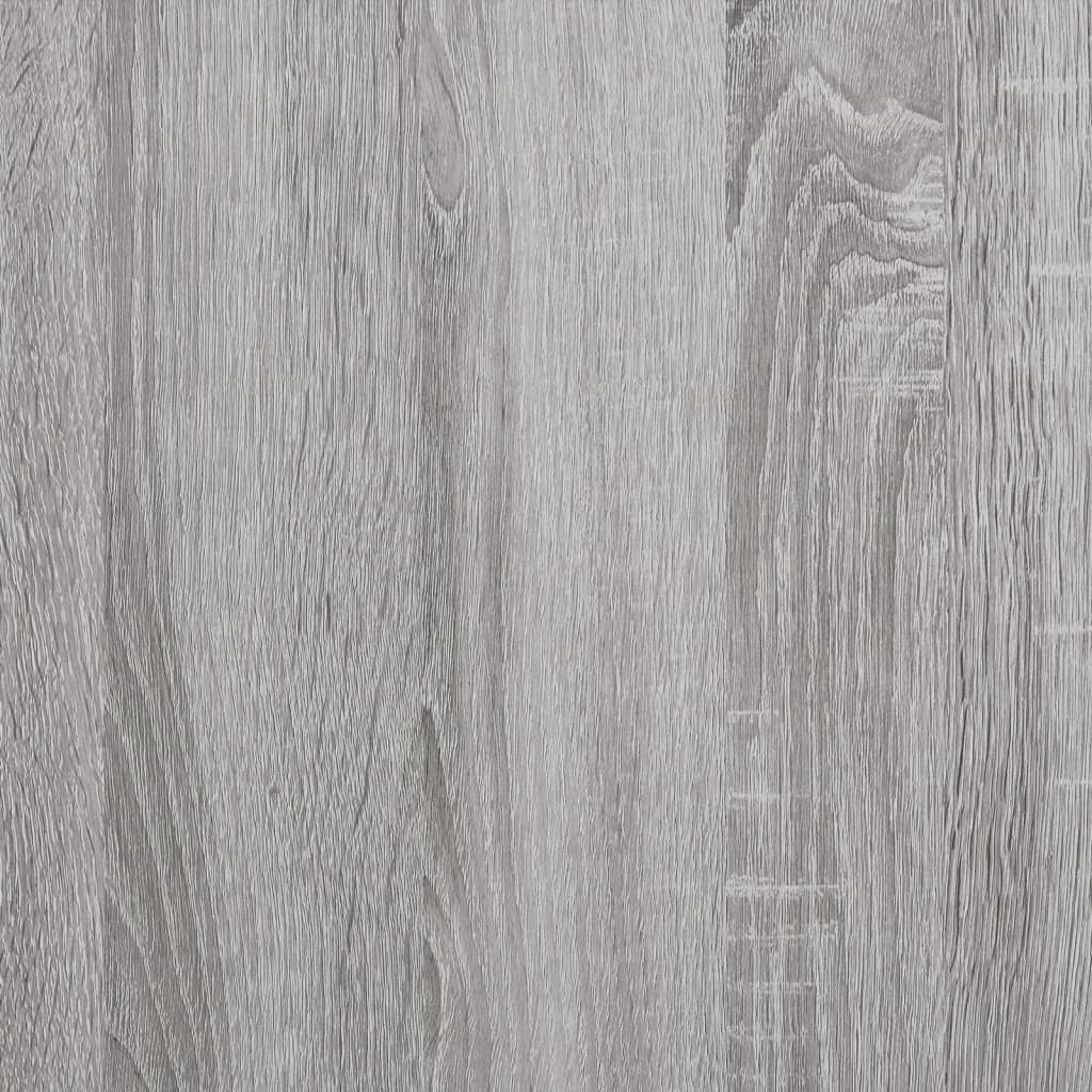 sofabord 100x51x45 cm konstrueret træ grå sonoma-eg