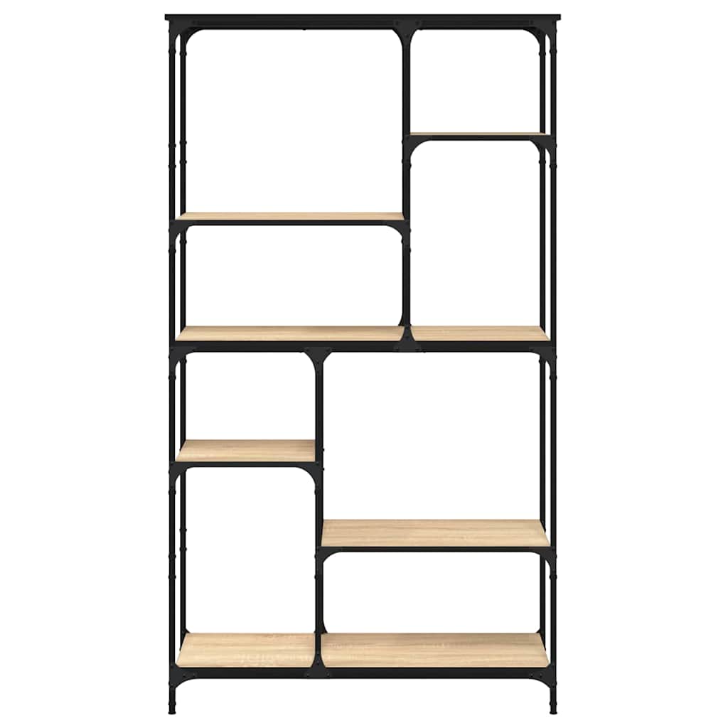 Bogreol 8 niveauer 99 x 35,5 x 176 cm Sonoma-eg