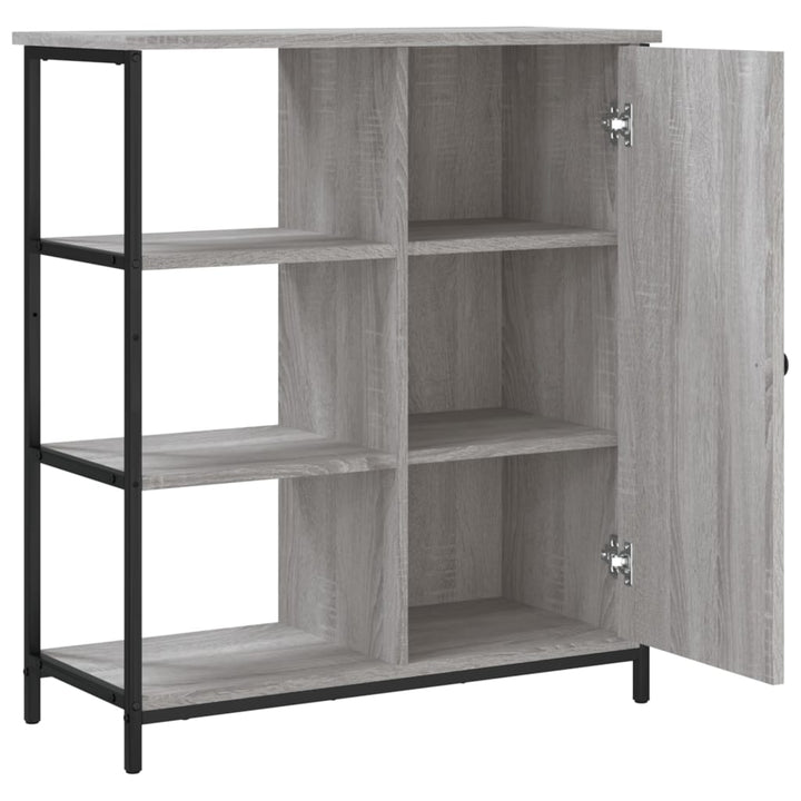 skænk 70x30x80 cm konstrueret træ grå sonoma-eg