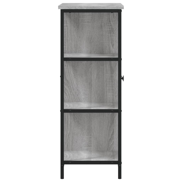 skænk 70x30x80 cm konstrueret træ grå sonoma-eg