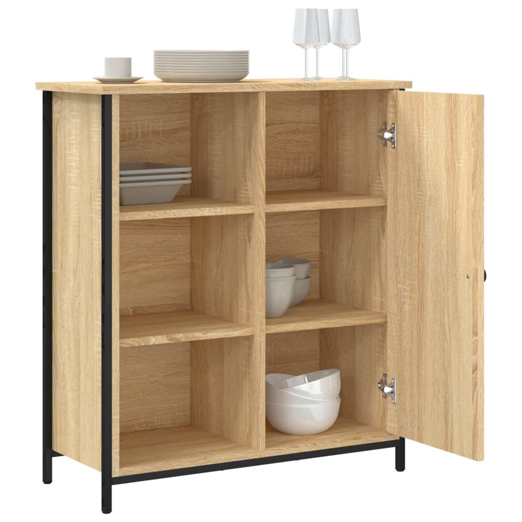 skænk 70x30x80 cm konstrueret træ sonoma-eg