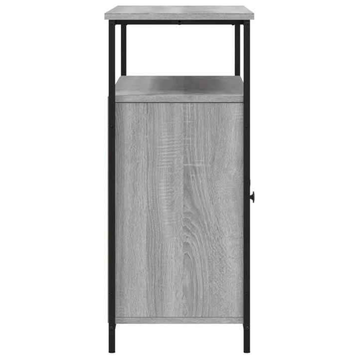 skænk 100x35x80 cm konstrueret træ grå sonoma-eg