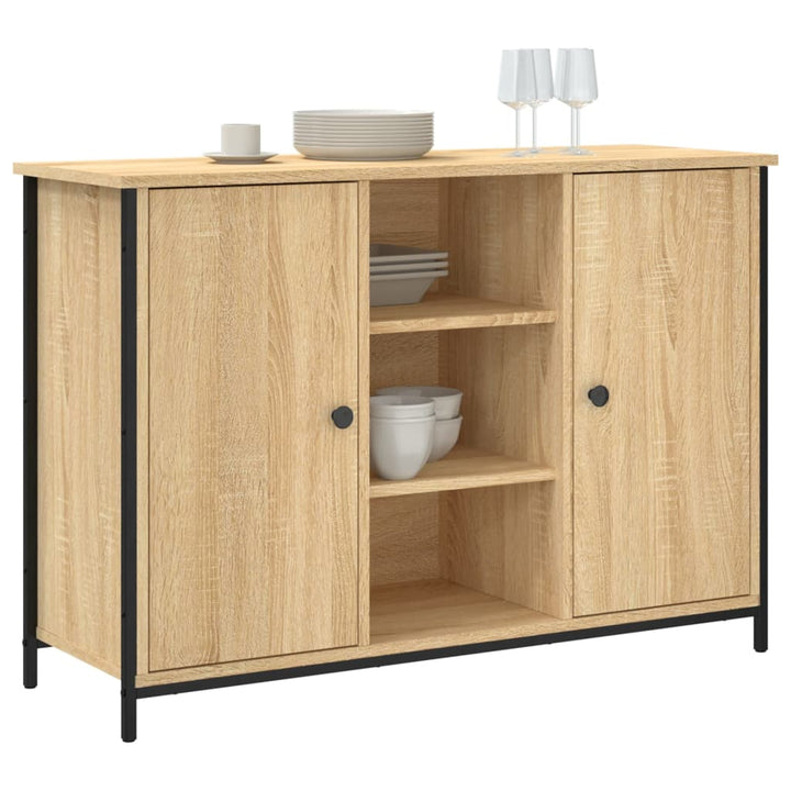 skænk 100x35x70 cm konstrueret træ sonoma-eg