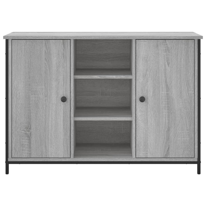 skænk 100x35x70 cm konstrueret træ grå sonoma-eg