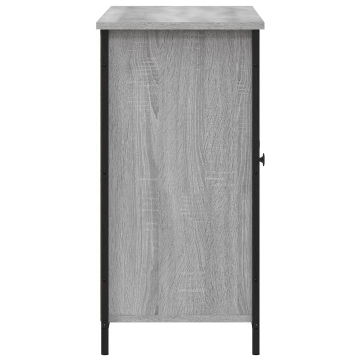 skænk 100x35x70 cm konstrueret træ grå sonoma-eg