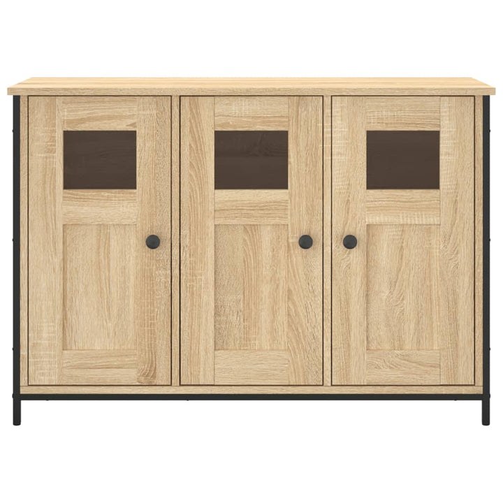 skænk 100x35x70 cm konstrueret træ sonoma-eg