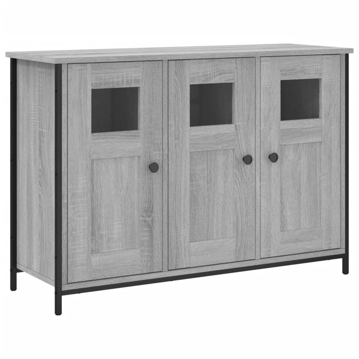 skænk 100x35x70 cm konstrueret træ grå sonoma-eg
