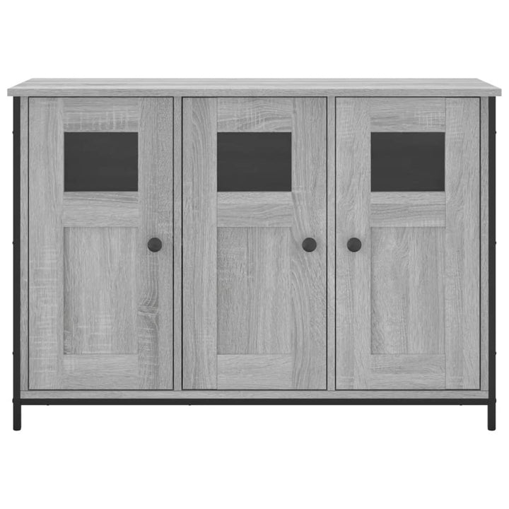 skænk 100x35x70 cm konstrueret træ grå sonoma-eg
