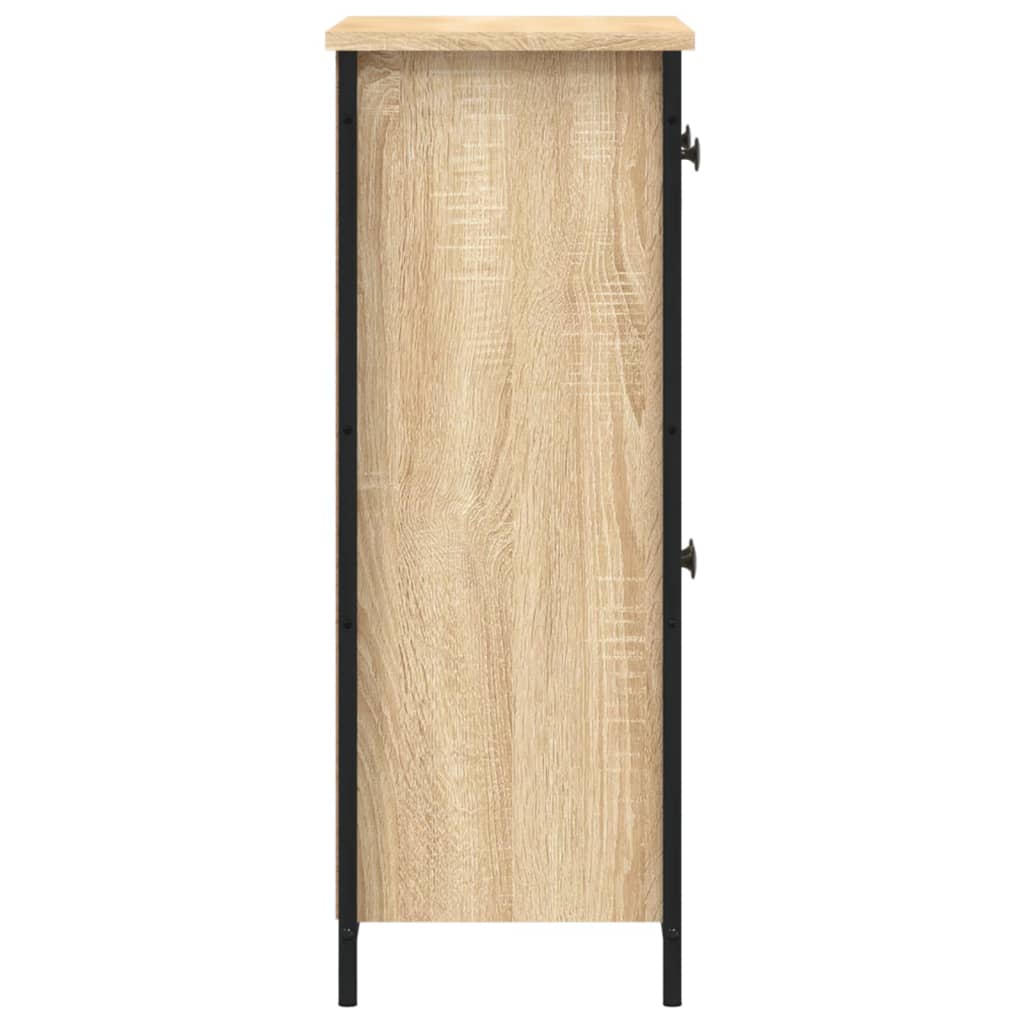 skænk 70x30x80 cm konstrueret træ sonoma-eg