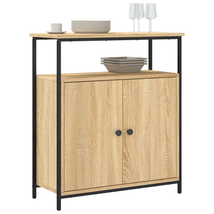 skænk Sonoma eg 70x30x80 cm konstrueret træ