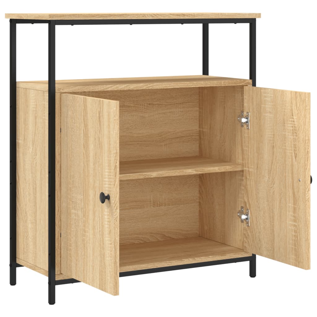 skænk Sonoma eg 70x30x80 cm konstrueret træ