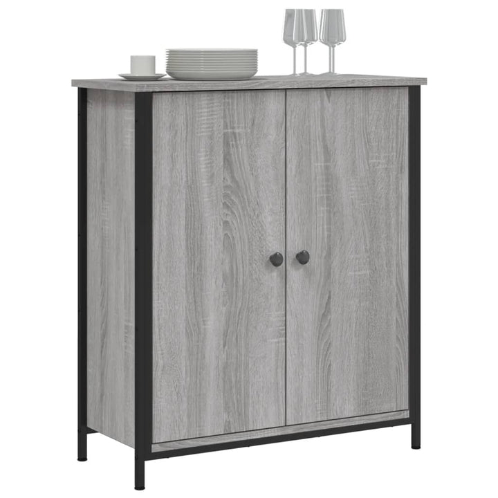 skænk 70x30x80 cm konstrueret træ grå sonoma-eg