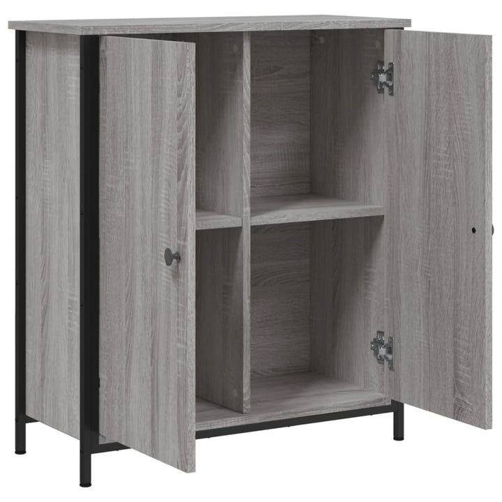 skænk 70x30x80 cm konstrueret træ grå sonoma-eg